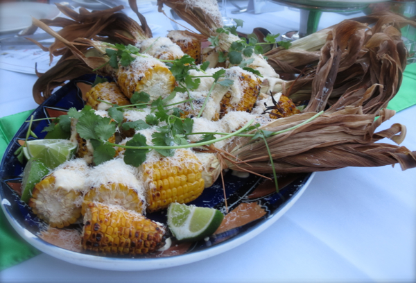 Grilled Corn with Cheese, Lime & Coriander, Adelaide Hilton, Eat Drink Blog 2012
