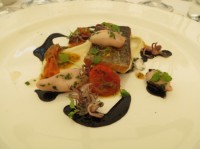 Mulloway with Bottle Squid
