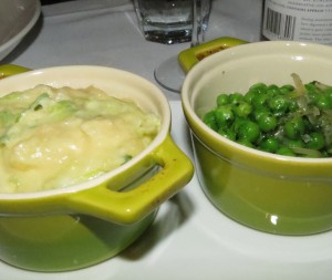 Colcannon and Peas