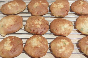 Basil Parmesan Biscuits