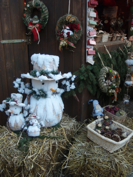 Snowman, APT Christmas markets cruise, Danube River