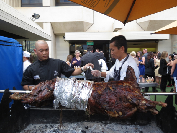 Lamb on Spit, Adelaide Hilton, Eat Drink Blog 2012