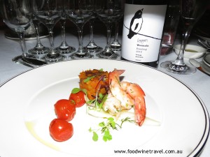 Entree served at National Wine Show 2012 dinner