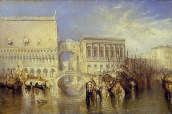 J.M.W. Turner, Venice, the Bridge of Sighs, exhibited 1840. Photo: © Tate, 2013