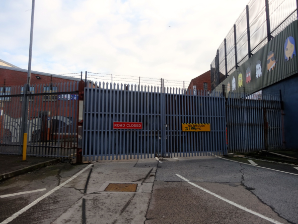 Fence dividing Belfast
