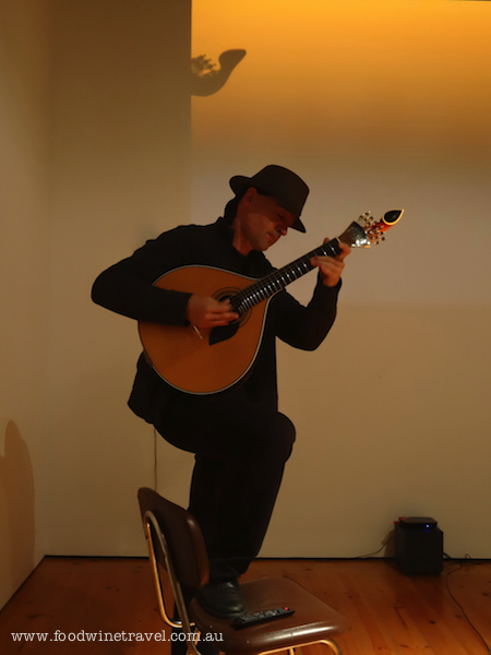 Fado musician João Cuña in Faro, Portugal