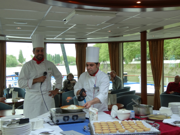 Cooking class with Victor Hugo on board Viking Pride, Seine River cruise with Viking River Cruises.