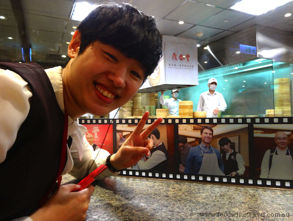 Tom Cruise + Din Tai Fung dumplings