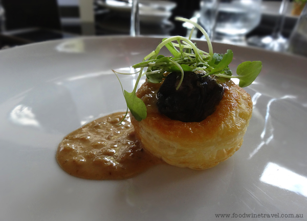 www.foodwinetravel.com.au Snail in garlic and walnut cream sauce. Gabriel Gaté drops into Sofitel Brisbane Central with his new book, A Cook’s Tour de France.