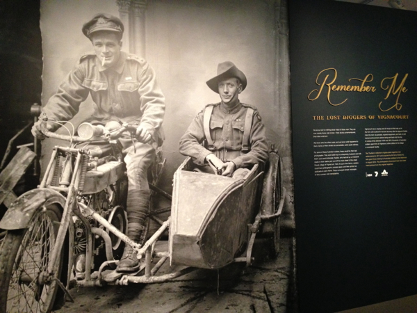 www.foodwinetravel.com.au Remember me: the lost diggers of Vignacourt, an exhibition at the Australian War Memorial in Canberra, features photographs from the Louis and Antoinette Thuillier collection found in Vignacourt, France, and donated to the Memorial by Kerry Stokes.