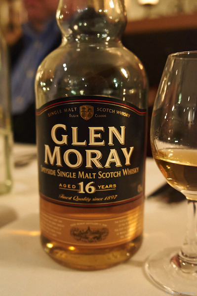 Martine Nouet introduces the Glen Moray. Whisky Live dinner, La Scala restaurant, Canberra.