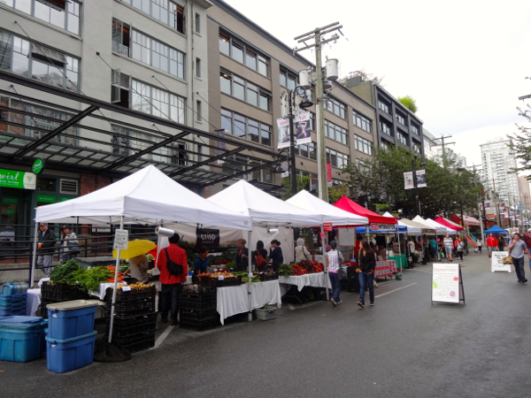 www.foodwinetravel.com.au Yaletown Farmers Market