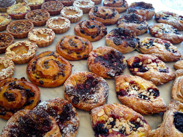 www.foodwinetravel.com.au Crust Bakery, Victoria, British Columbia, Canada, cronut, Danish pastries.