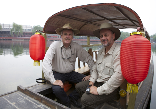 www.foodwinetravel.com.au Two Men In China, ABC DVD, Tim Flannery, John Doyle, Australians in China, travelling in China, ABC show on China.