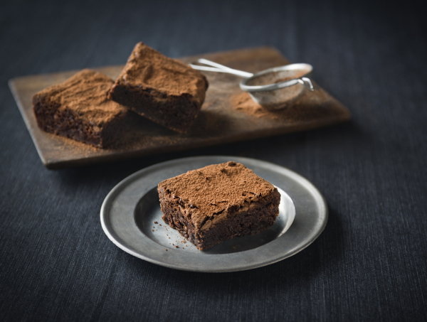 Heaven is a Chocolate and Hazelnut Fudge Brownie