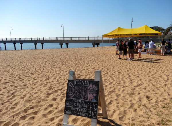 www.foodwinetravel.com.au, Bugs on the Bech, Rotary Club of Redcliffe, G20, Redcliffe peninsula, 
