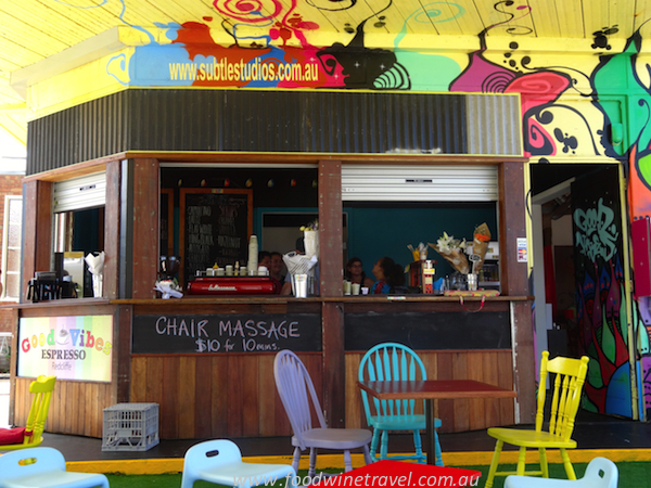 www.foodwinetravel.com.au, Good Vibes Espresso, best places for coffee in Brisbane, Brisbane cafes, Brisbane dining, where to eat in Brisbane, retro Brisbane, where did the Bee Gees first perform?