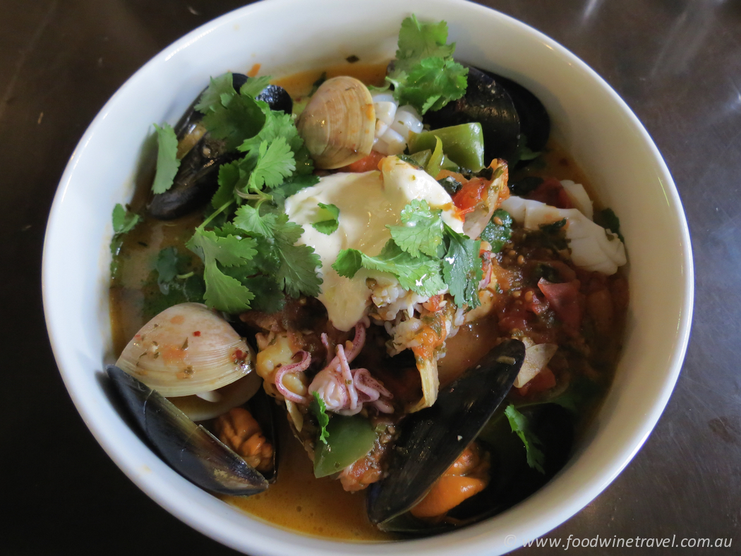 Brazilian Fish Strew. Ben O'Donoghue cooks a special Let's Do Lunch menu at Billy Kart Kitchen at Annerley for Good Food Month.