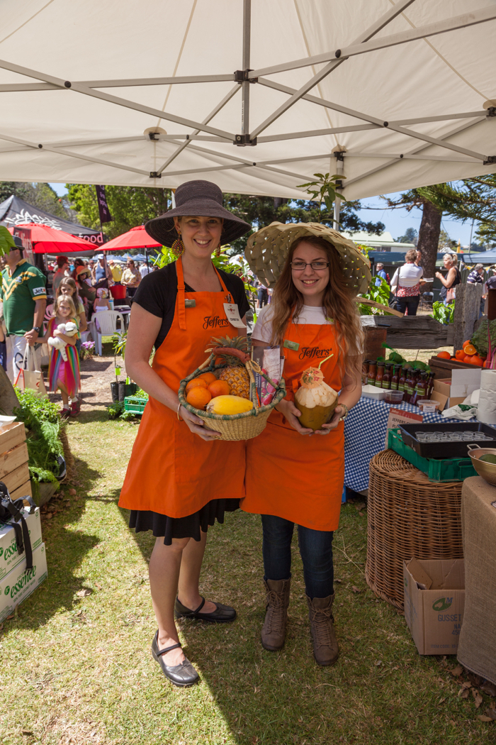 Market stallholders at Sunshine Coast Real Food Festival, Maleny Showgrounds.