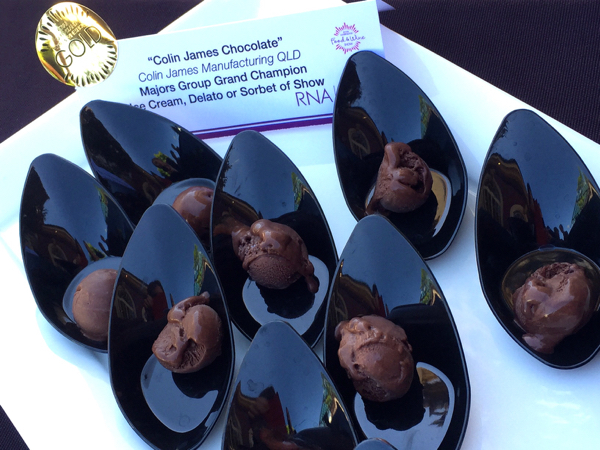 Colin James Gelato, grand champion, Royal Queensland Food & Wine Show