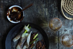 Duck Pancakes, Food + Beer, by Ross Dobson.