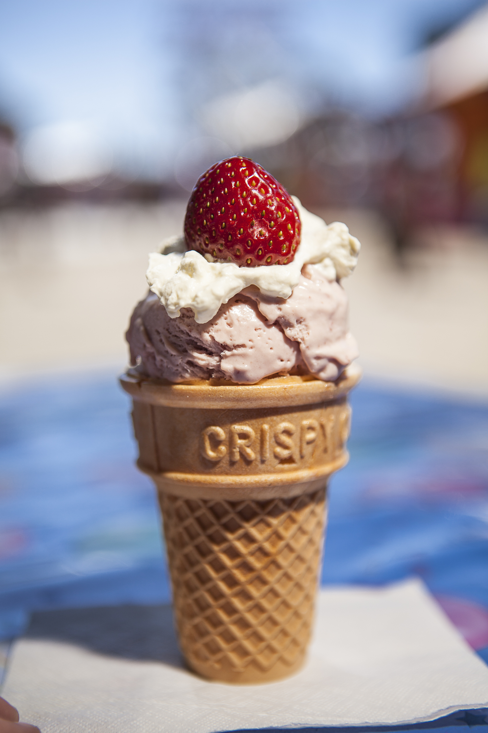 Lick Strawberry Ice Cream Sundae is one of the icons of Ekka in Brisbane.