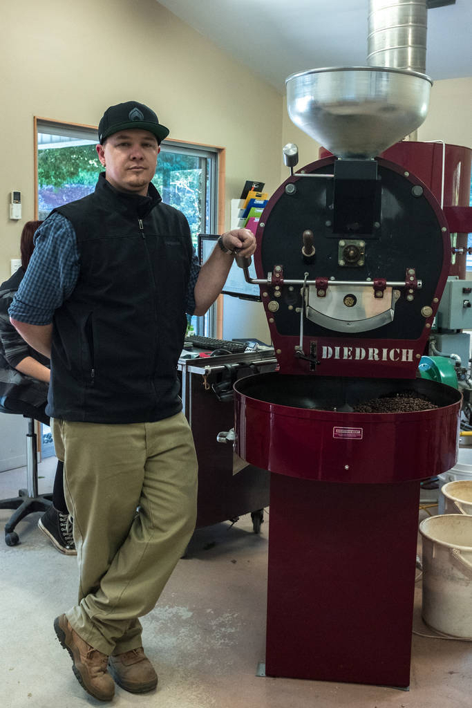 Kris McDonald, of Montville Coffee Roasters.