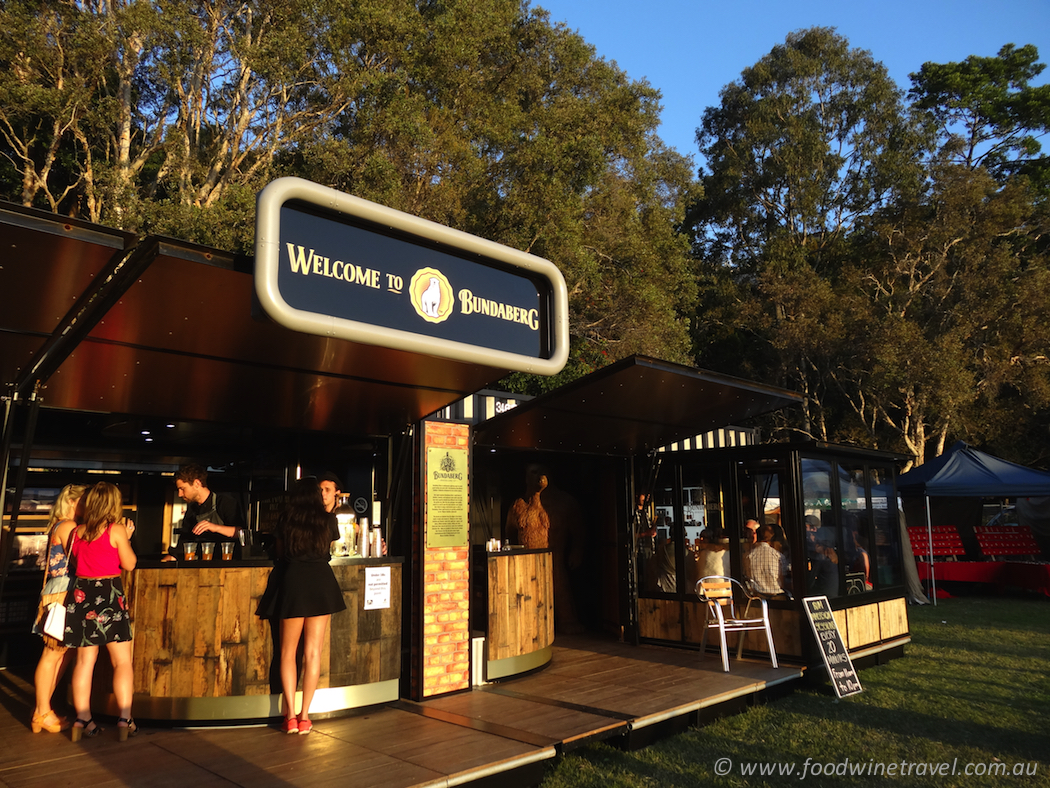 Bundaberg Rum bar at Noosa Jazz Festival