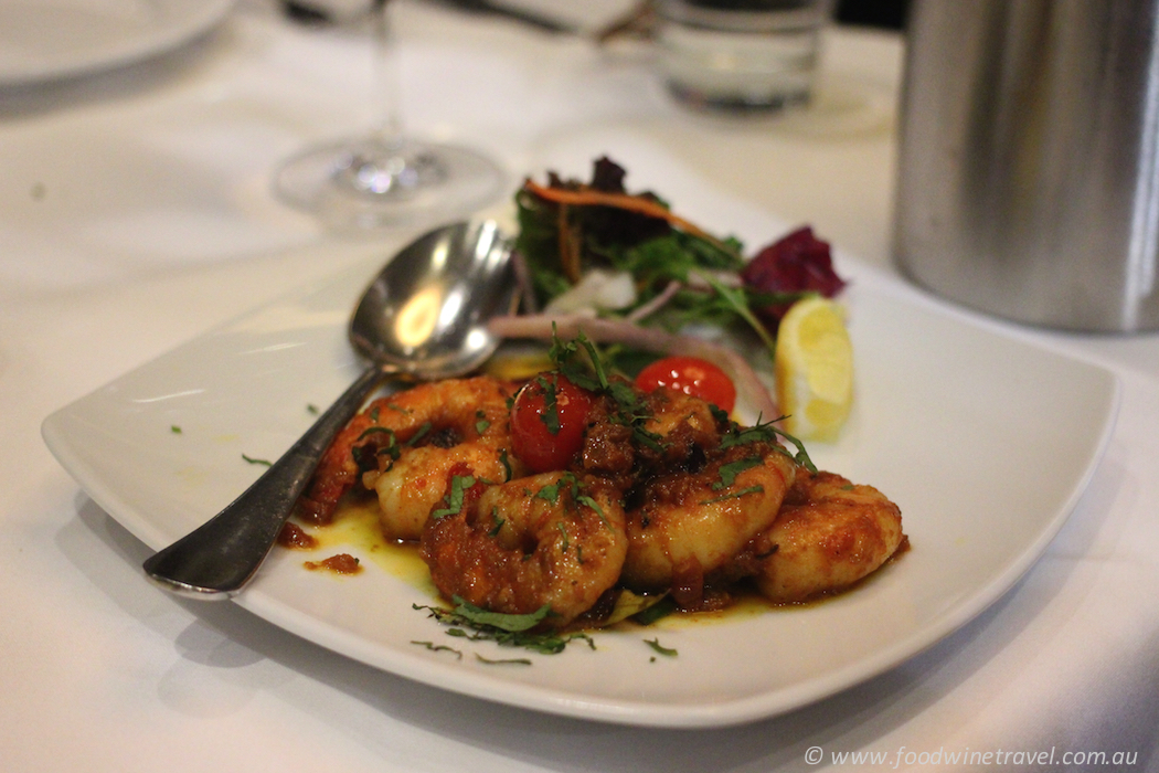 Mellagu Prawns , Malabar Restaurant, Darlinghurst.