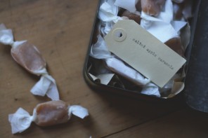 Salted Apple Caramels, from A Table In The Orchard, by Michelle Crawford