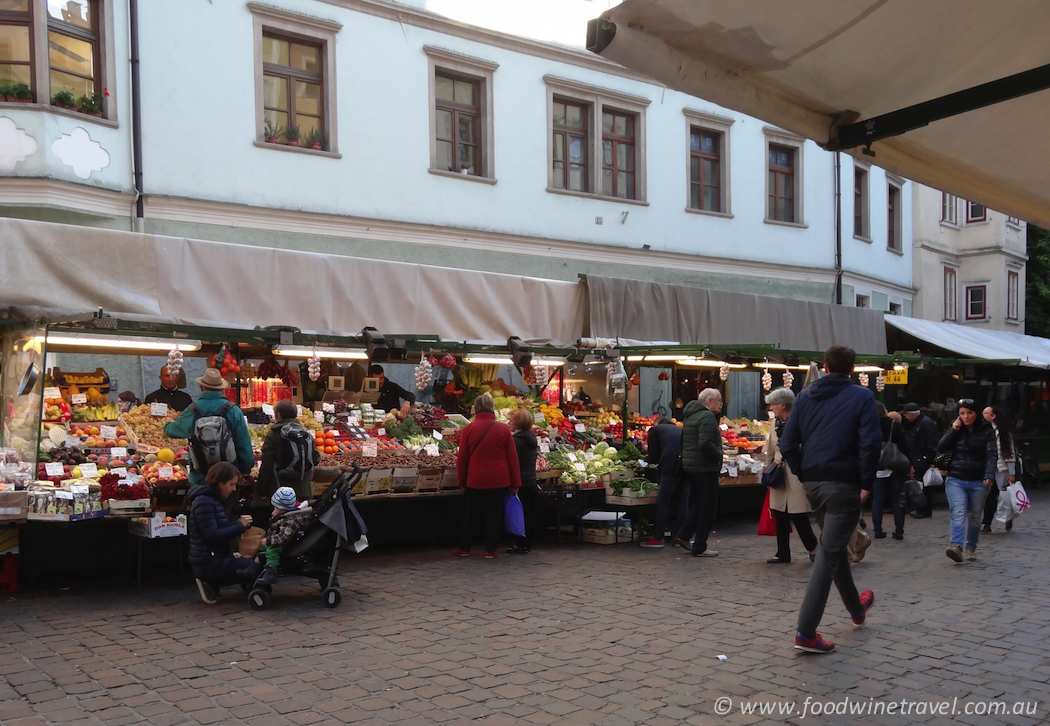 Bolzano Bozen Market Stalls 1