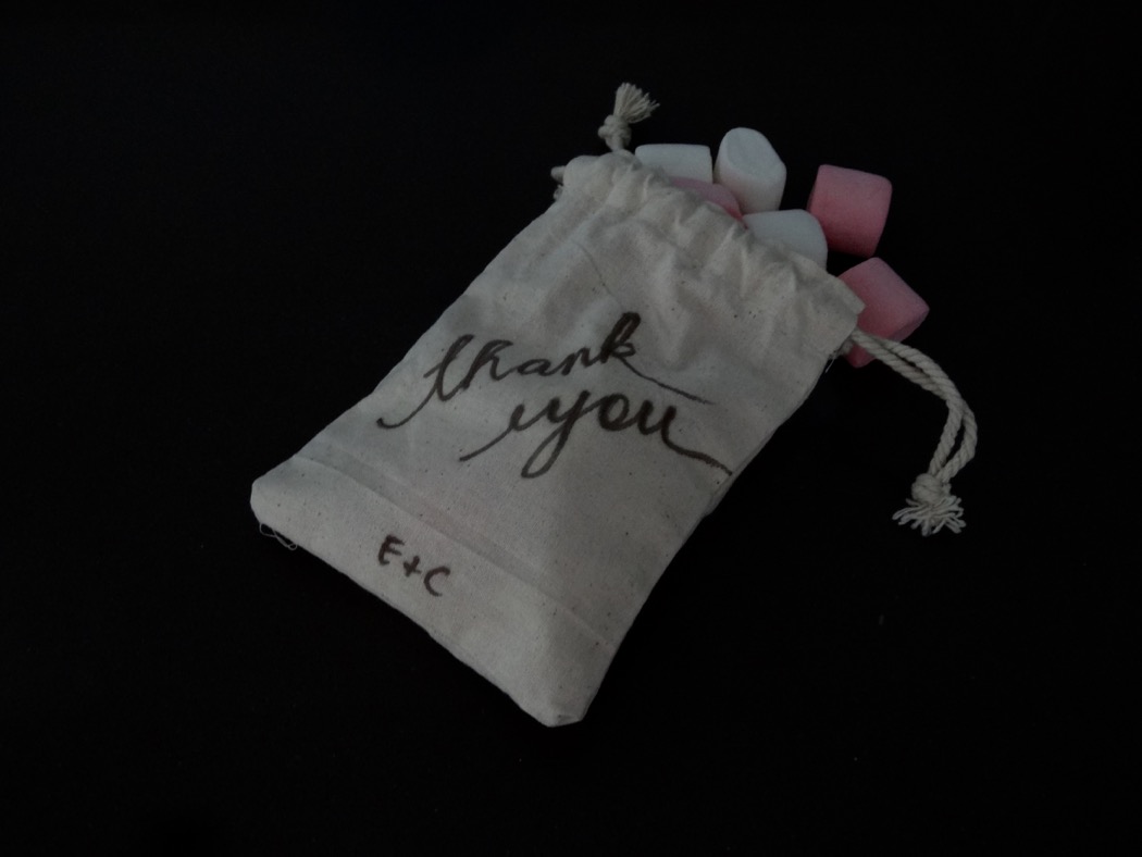 Thank You Wedding Favours