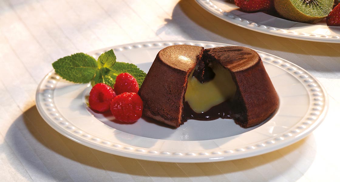 Chocolate Fondant with Mustard