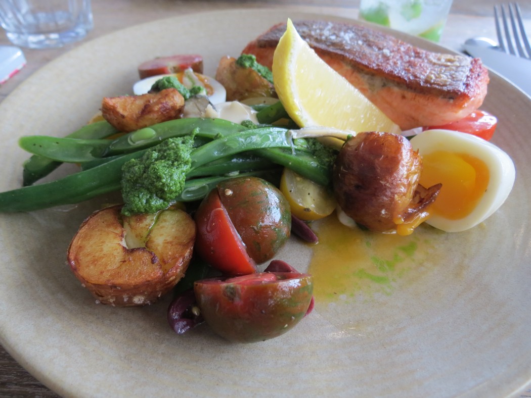 Riverbar Ocean Trout with Salad Nicoise