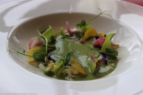 The Dining Room at the Park Hyatt Gazpacho