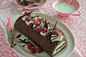 Calendar of Cakes Chocolate and Berry Roulade