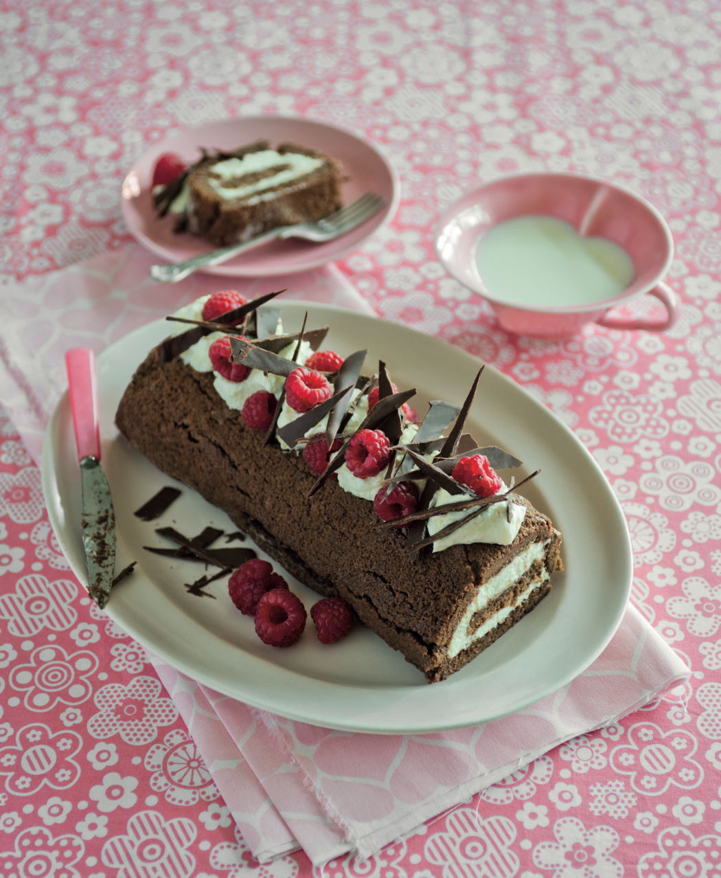 Calendar of Cakes Chocolate and Berry Roulade