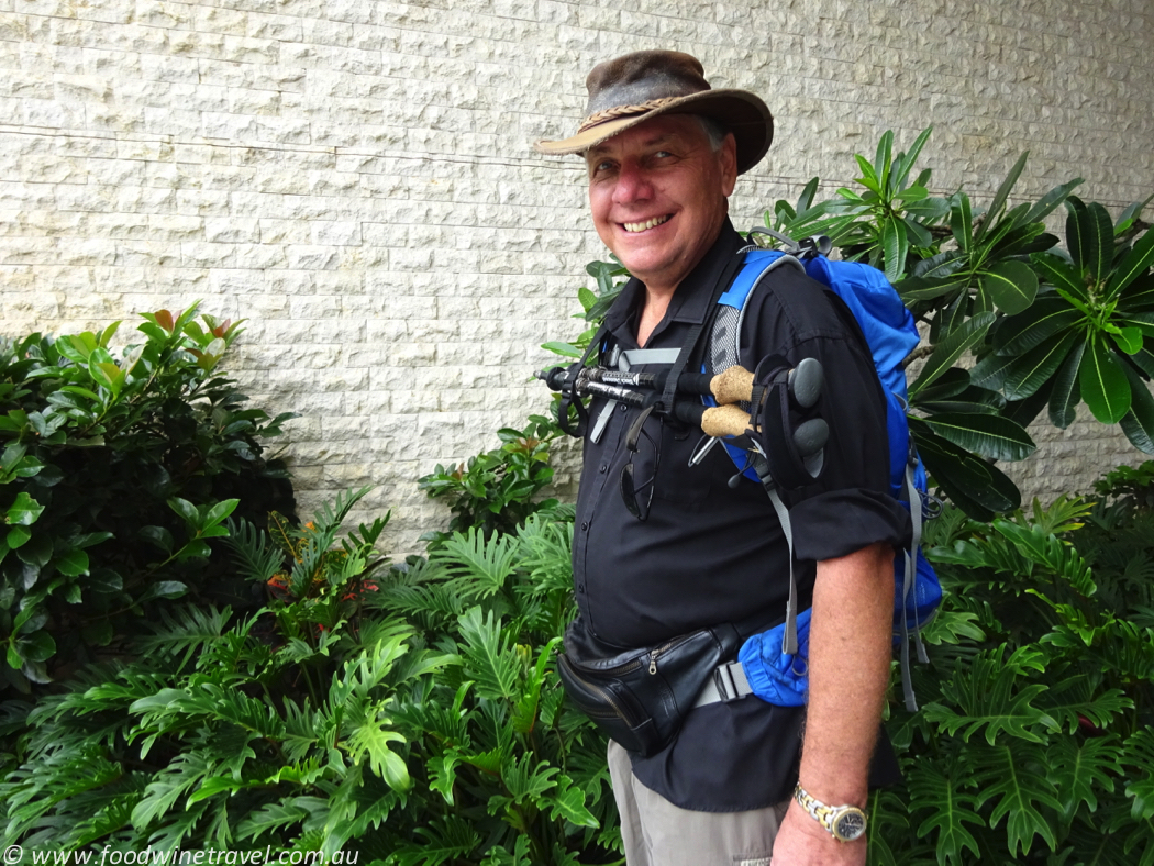 Mike Trench walking the Via Francigena to raise money for Kids With Cancer.