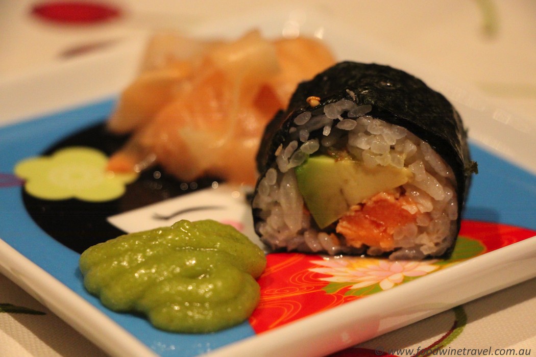 Naked Sushi wasabi ginger and sushi