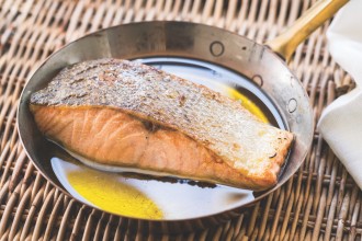 Everyday Mediterranean and a recipe for Salmon Poached in Olive Oil