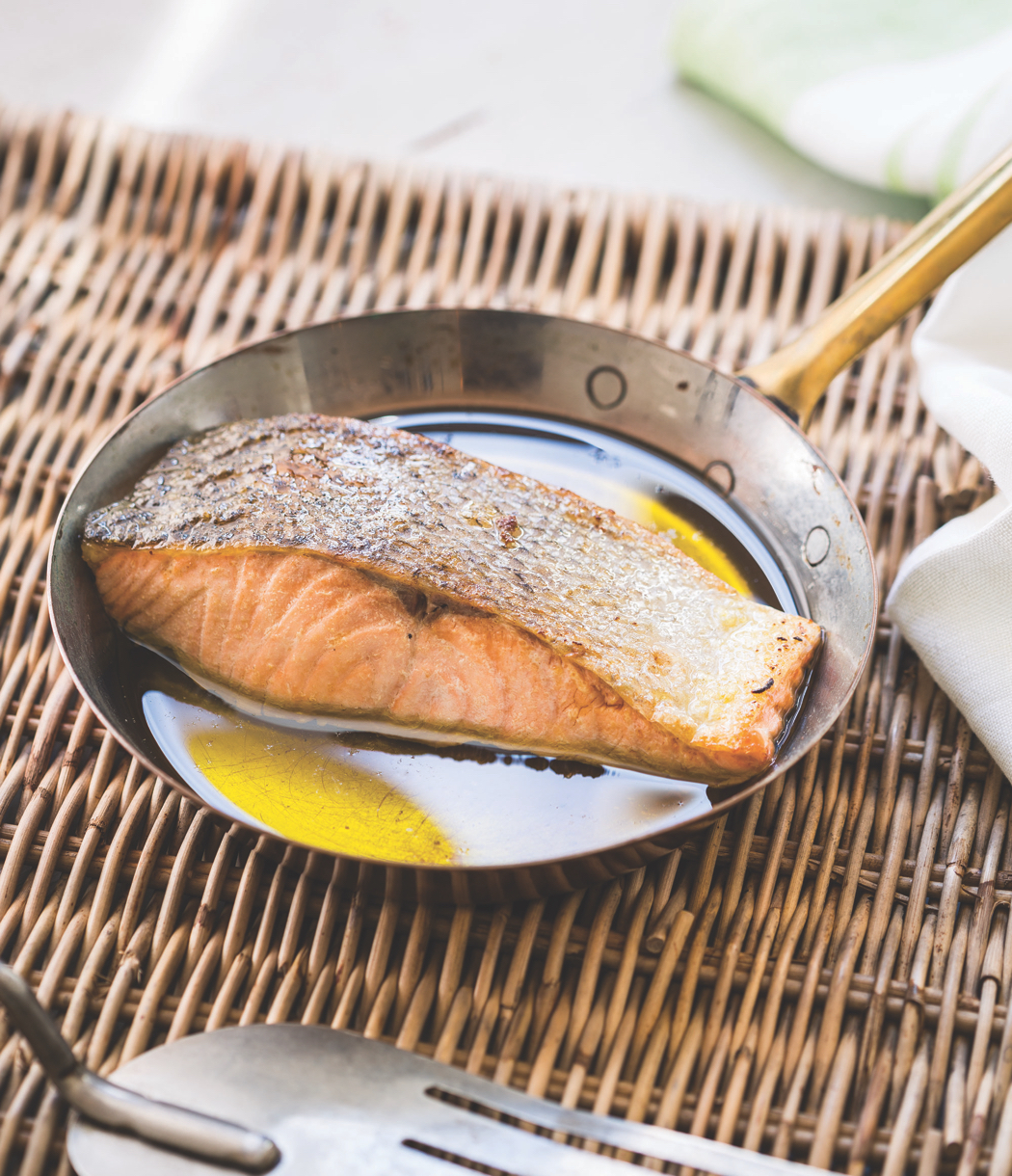 Everyday Mediterranean and a recipe for Salmon Poached in Olive Oil 