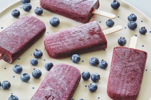 Blueberry and Chia Sorbet Icy Poles recipe from Superfoods For Kids by Rena Patten