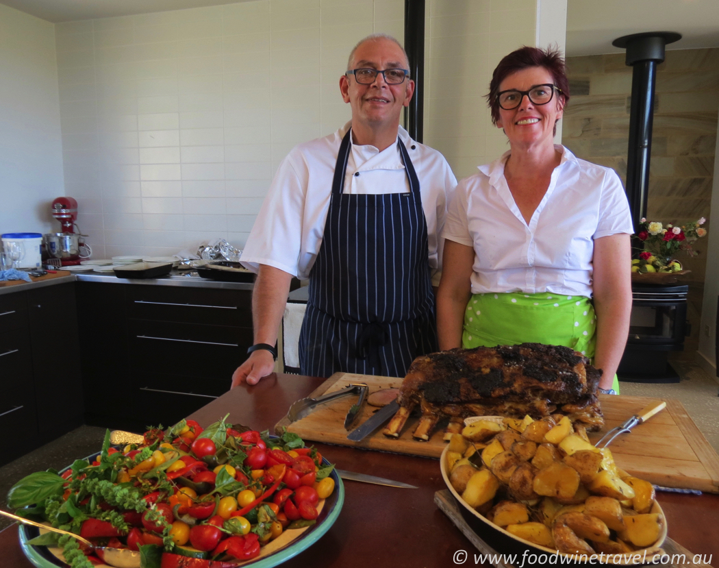 Autumn shared table lunch hosted by Southern Queensland Country, promoting autumn getaways in south east Queensland.