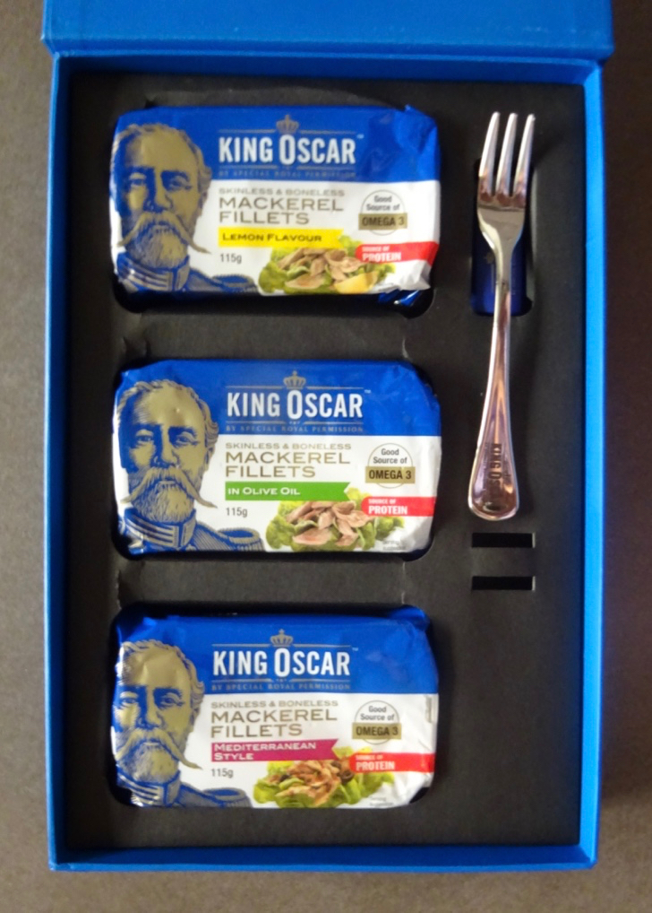 King Oscar mackerel in my kitchen