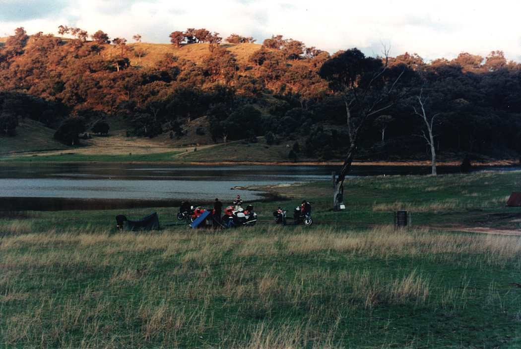 Ragged Fringe rally, Lake Wyangala NSW. Once Upon a Distant Journey by Hendrik Gout motorcycle experiences around Australia