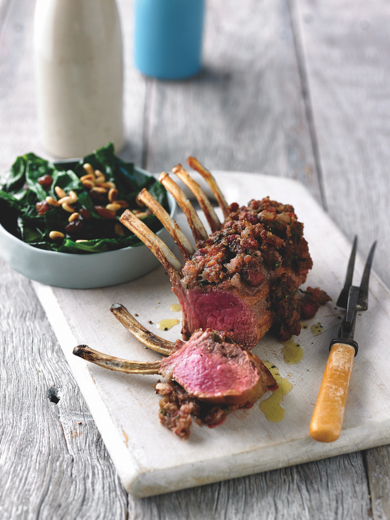 Rack of lamb recipe from Luca's Seasonal Journey