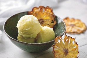 How to make pineapple sorbet, recipe from Luca's Seasonal Journey