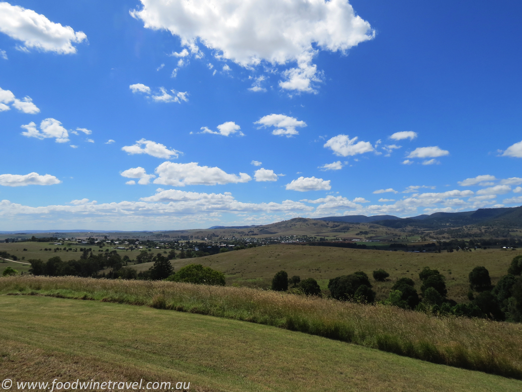 Autumn shared table lunch hosted by Southern Queensland Country, promoting autumn getaways in south east Queensland.