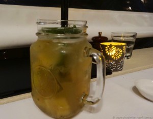 Homemade lemonade at Season restaurant, one of Noosa's Best restaurants.