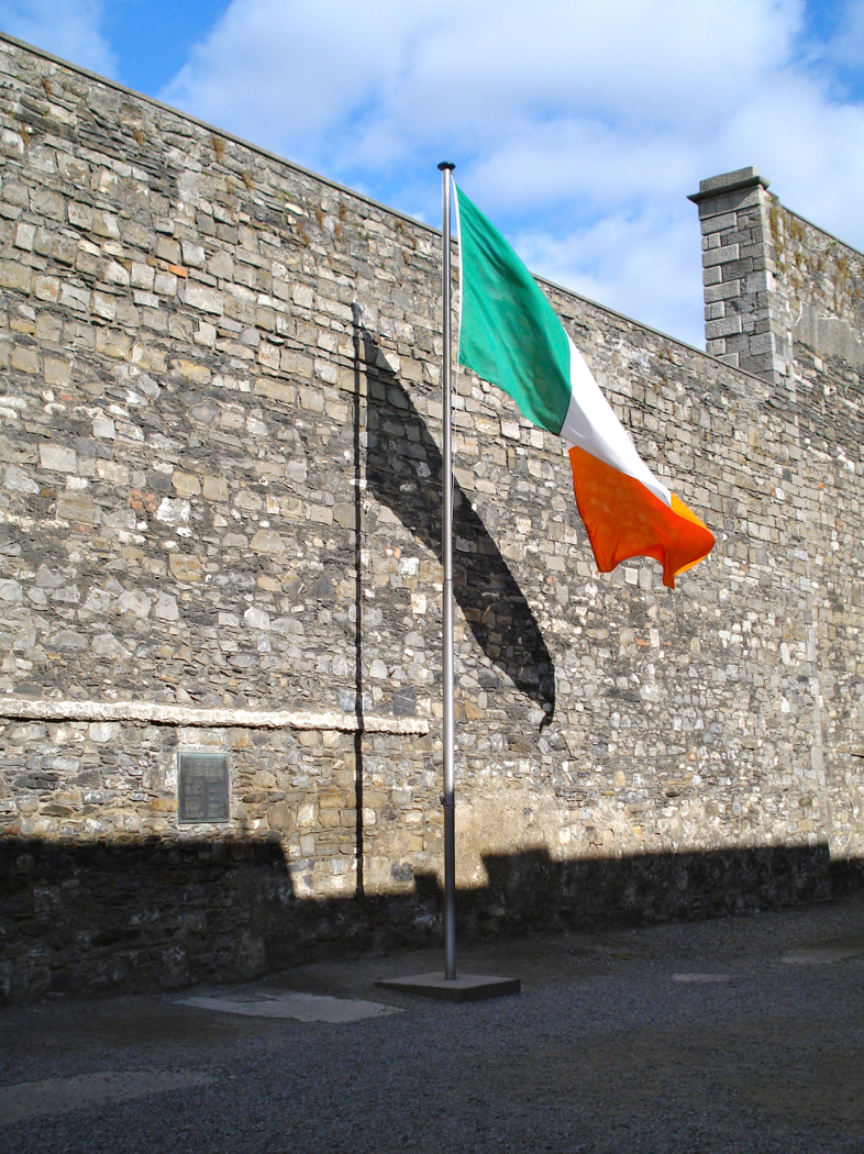 Easter Uprising Kilmainham Jail Irish Flag